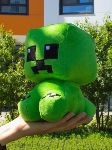35 см (зеленый) Мягкая игрушка Майнкрафт Крипер Minecraft  фото 4