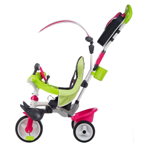 741201 Smoby Baby Driver трехколесный велосипед розовый фото 5