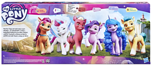 Фигурки Hasbro My Little Pony Набор из 6 сияющих коллекционных пони Новое поколение 6 Мега Пони F1783 фото 4