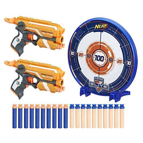 Hasbro Набор бластеров с мишенью NERF N-Strike Elite Precision Target Set E6653 фото 2