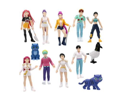 Набор фигурок из 18 шт kpop demon hunter (Охотники на демонов) фото 2