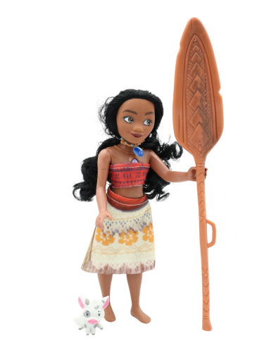 (Мауи+Моана) Игровой набор Мауи, Моана и лодка (Moana) со звуком и аксессуарами фото 13