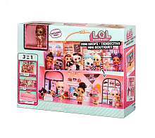 576297 LOL Surprise Pop-Up Store 3-in-1 Mini Shops Мини-магазин - СТЕНД - ПОДСТАВКА для кукол ЛОЛ (с ОДНОЙ эксклюзивной куклой ЛОЛ Инстаголд в комплекте)