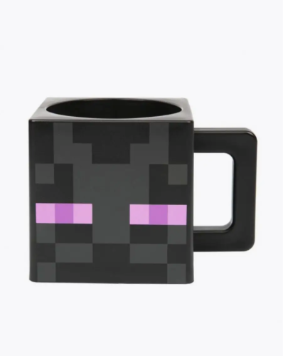 (чёрная) Кружка Майнкрафт Странник края эндермен (пластиковая) Minecraft фото 4