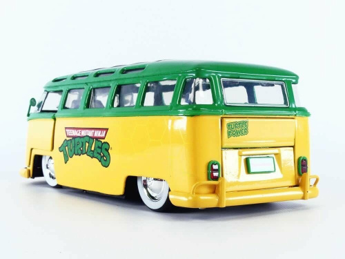 Машина Jada 1:24 Teenage Mutant Ninja Turtles 1962 Volkswagen Bus фото 2