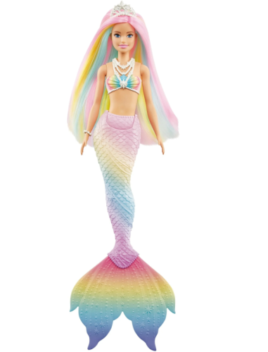 Кукла Barbie Русалочка с разноцветными волосами GTF89 фото 2