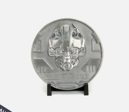 Машина Jada 1:24 Transformers Chevy Camaro Bumblebee Бамблби c коллекционной монетой фото 4