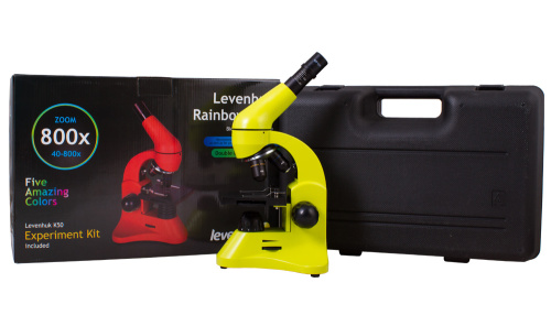 Микроскоп Levenhuk Rainbow 50L Lime\Лайм фото 18