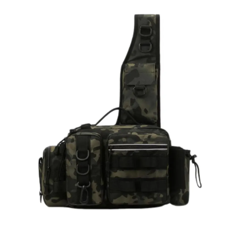 Сумка для рыбалки, тактическая сумка на одно плечо (сумка для приманок) фото 10