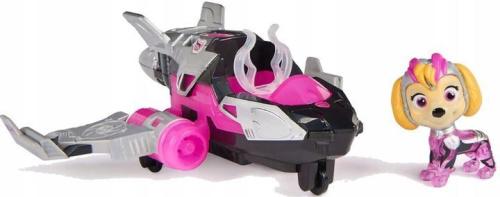 (розовый) Spin Master Щенячий Патруль The Movie 2 - Набор фигурка Скай и розовый реактивный автомобиль со звуком и светом 6067506 фото 4