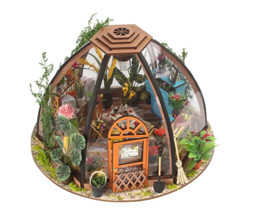 Интерьерный конструктор румбокс / Домашняя оранжерея (Купол) с подсветкой фото 3