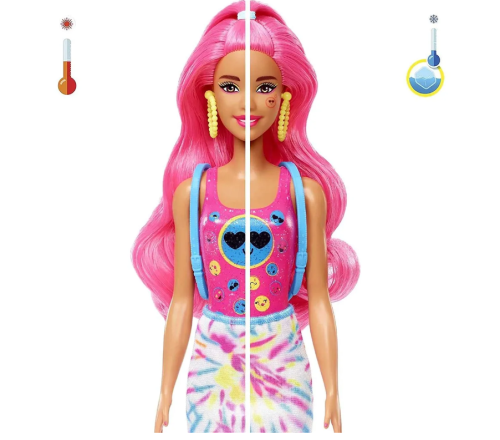 Кукла Barbie Color Reveal неоновая серия Tie-Dye меняющая цвет HCC67 (HDN72) фото 4