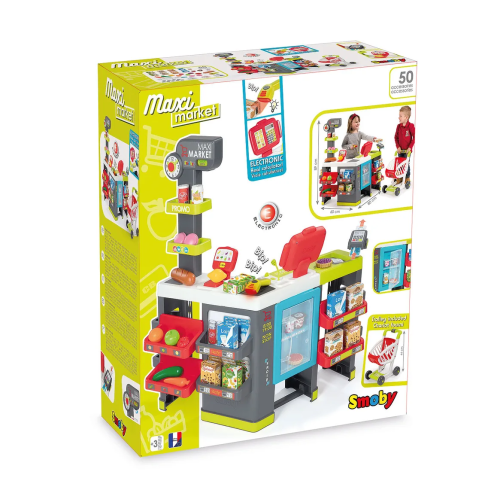 350215 (350229) Сюжетно-ролевые игрушки Smoby "Супермаркет Maxi Market" фото 2