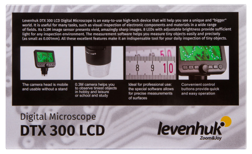 Микроскоп цифровой Levenhuk DTX 300 LCD фото 18