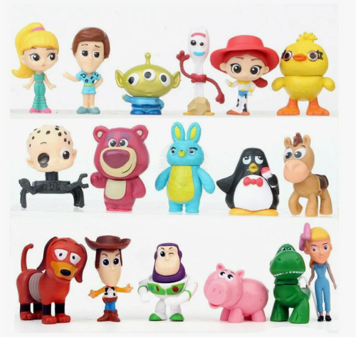 (из 17 шт) Набор Фигурок История игрушек (Toy Story) (3-5 см) фото 4