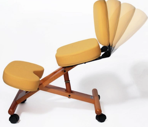 Коленный стул Smartstool KW02B (черный) Смарт стул фото 4