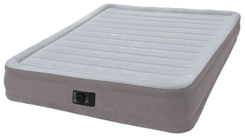 Кровать надувная Comfort-Plush Queen, 152 х 203 х 33 см, с встроенным насосом, 67770 INTEX