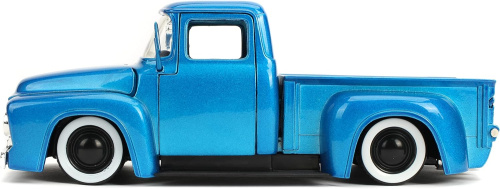 Машина (Пикап) Jada 1956 Ford F-100 Pickup 1:24 с дополнительным комплектом колес фото 5