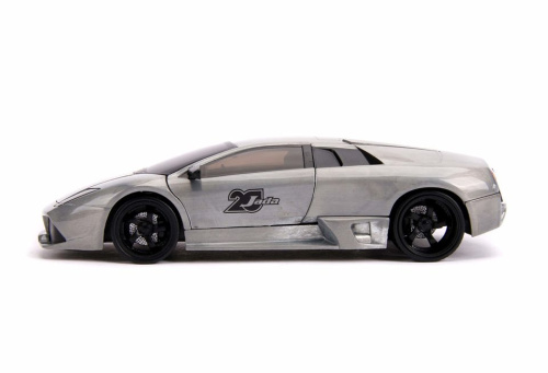 Машина Jada 1:24  Lamborghini Murcielago Car Model (светло серый) фото 3