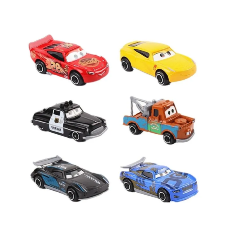 Игровой набор из 6 машинок Молния Маккуин Тачки (металлические) Cars фото 5
