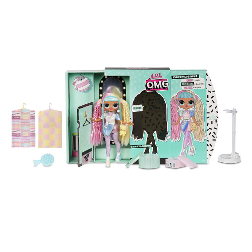 565109 MGA Entertainment L.O.L. Surprise - Кукла OMG Candylicious 2 волна Fashion Doll с 20 сюрпризами фото 2