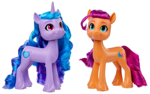 Фигурки Hasbro My Little Pony Набор из 6 сияющих коллекционных пони Новое поколение 6 Мега Пони F1783 фото 5