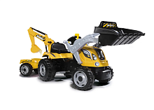 710301 Smoby Трактор педальный строительный Builder Max