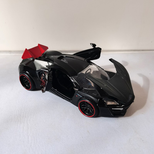 Машина Jada 1:24 Lykan Hypersport (черный с красным) фото 6