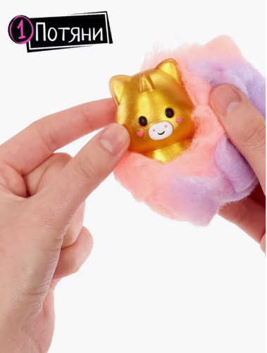(2 шт в наборе) Флаффи Стаффиз Игровой набор сквишей Мини Fluffie Stuffiez (в ассортименте) фото 3