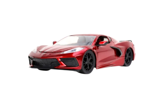 Машина Jada 1:24 Chevrolet Corvette Stingray 2020 (красный) фото 2