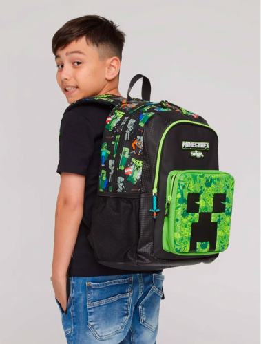 Рюкзак школьный Майнкрафт Крипер классический фото 2