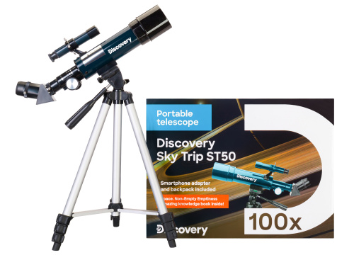Телескоп Discovery Sky Trip ST50 с книгой фото 2