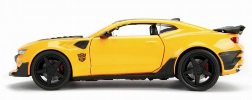 Машина Jada 1:24 Transformers Chevy Camaro Bumblebee Бамблби c коллекционной монетой фото 7