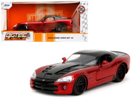 Машина Jada Bigtime Muscle 1:24 2008 Dodge Viper SRT 10 (красный)