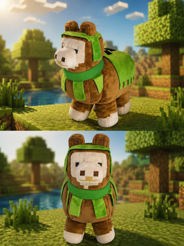 28 см Мягкая игрушка Большая Лама Майнкрафт (Minecraft) фото 2