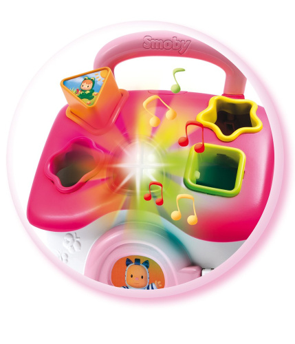 Развивающая игрушка "Домик" Cotoons Smoby розовый 110402 фото 2