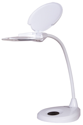 Лупа-лампа Levenhuk Zeno Lamp ZL13, белая фото 2