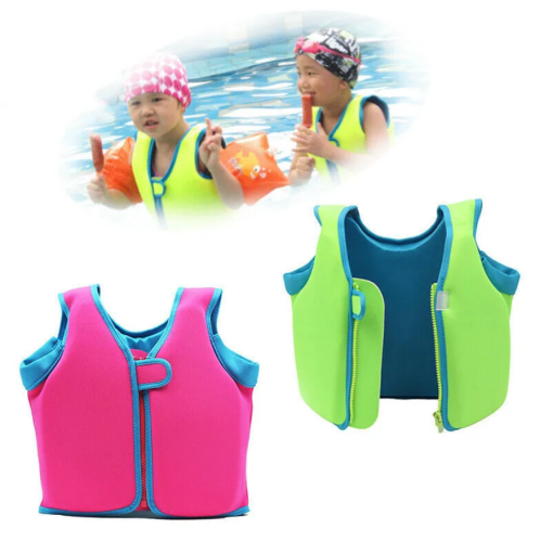 (Розовый  - размер S) Детский плавательный жилет для купания плавания и бассейна ( 74-104) фото 7