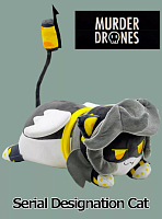 Мягкая игрушка Кошка Ви Дроны убийцы  (murder drones V Cat)
