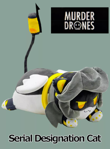 Мягкая игрушка Кошка Ви Дроны убийцы  (murder drones V Cat)