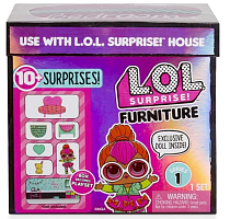 Игровой набор L.O.L. Surprise Furniture Neon Q.T. Bedroom, Серия 1, 561743