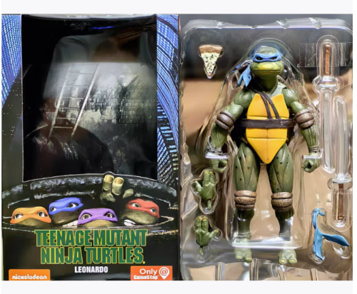 (18см) Фигурка Черепашки Ниндзя Леонардо фото 2