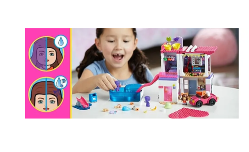 HHM01 Дом Барби Color Reveal Mega Bloks красочные блоки фото 9