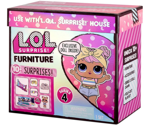Игровой набор L.O.L. Surprise Furniture Серия 4 Chill Patio with Dawn Doll, 572633 с гамаком