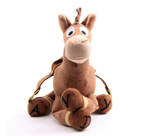 30 см История игрушек 4 (Toy Story 4 BULLSEYE Woody Horse ) Булзай мягкая лошадь ковбоя Вуди фото 5