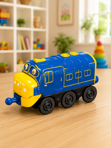 890302 Паровозик Chuggington Чаггингтон Брюстер с механической функцией фото 2