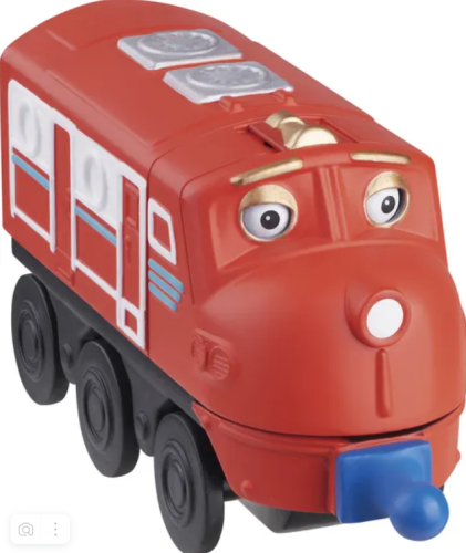 ( набор паровозиков ) Игровой набор из 4х Паровозов Chuggington Чаггингтон Уилсон, Брюстер, Коко + Уилсон на управлении фото 3