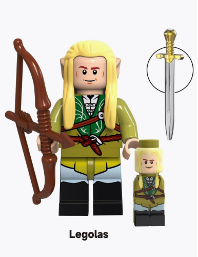 TV6403 Набор минифигурок Властелин колец 8шт (4.5см) фото 4